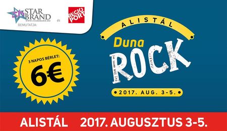 DunaROCK Fesztivál Alistálon – részletes program