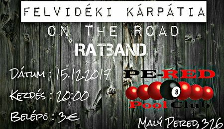 Felvidéki Kárpátia, On The Road és RatBand koncert Pereden