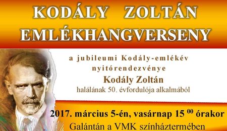 Kodály Zoltán emlékhangverseny Galántán