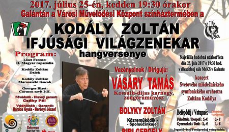 A Kodály Zoltán Ifjúsági Világzenekar hangversenye Galántán