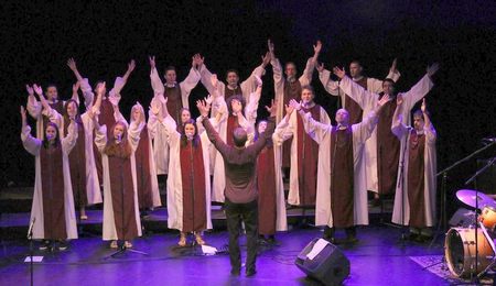 A Lumen Christi Gospel Kórus koncertje Dunaszerdahelyen