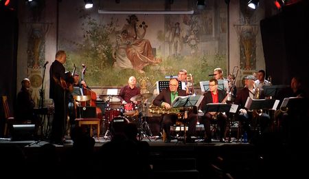 A Matuš Jakabčic CZ-SK Big Band jazzkoncertje Ipolyságon