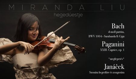 Miranda Liu hegedűestje Budapesten