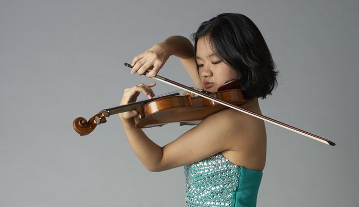 Miranda Liu hegedű diplomakoncertje Budapesten