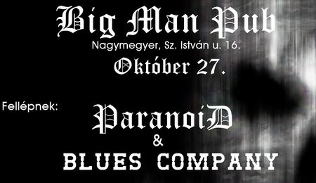ParanoiD és Blues Company koncertet Nagymegyeren