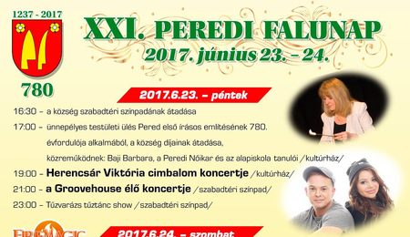 XXI. Peredi Falunap - Részletes program