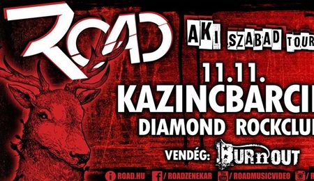 Road és Burnout koncert Kazincbarcikán