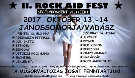 II. Rock Aid Fest - segélykoncert Jánossomorján - második nap