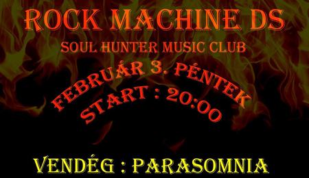 Rock Machine DS és Parasomnia koncert Dunaszerdahelyen