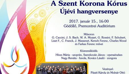 A Szent Korona Kórus újévi hangversenye Gödöllőn - ELMARAD!