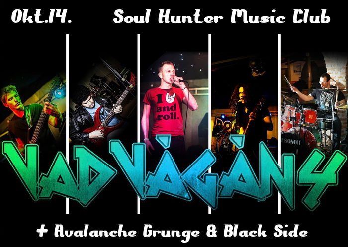 Vadvágány, Avalanche Grunge és Black Side koncert Dunaszerdahelyen 
