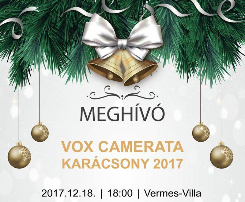 A Vox Camerata karácsonyi és lemezbemutató koncertje Dunaszerdahelyen