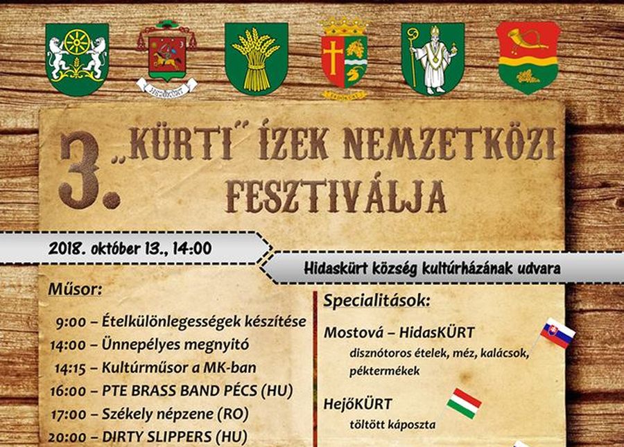 3. “Kürti” Ízek Nemzetközi Fesztiválja Hidaskürtön