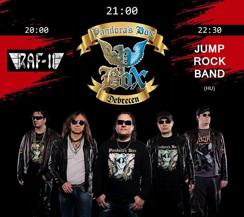 P. Box, Raf-II és Jump Rock Band koncert a Hangtárban
