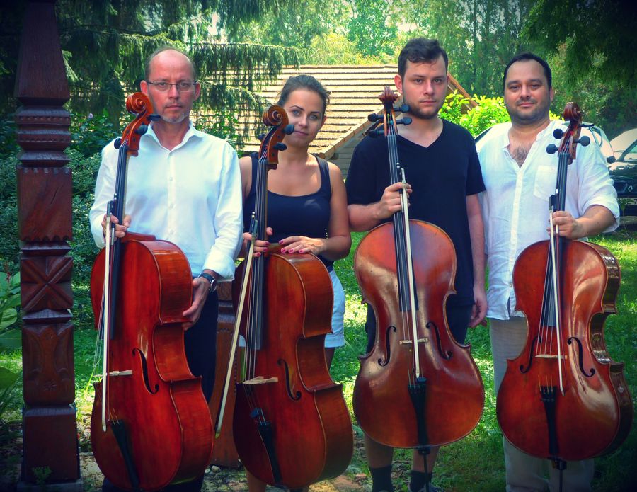 A Rácz Cello Quartett koncertje Somorján