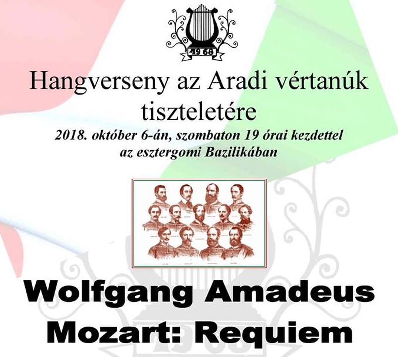 Requiem - hangverseny az Aradi vértanúk tiszteletére Esztergomban