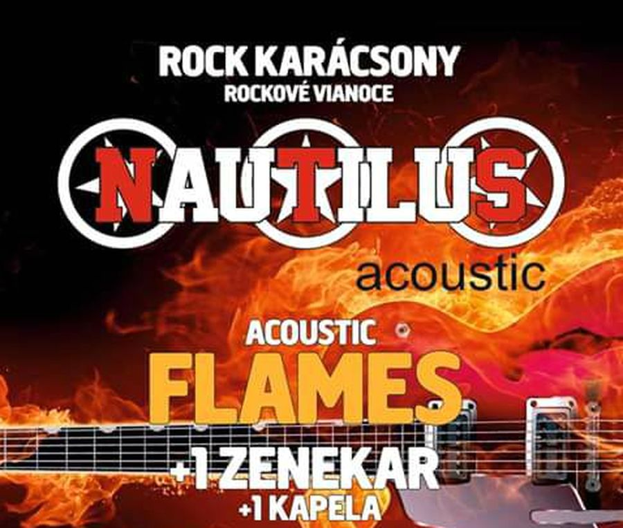 Acoustic Flames és Nautiluss koncert - Rock karácsony Zselízen
