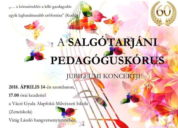 A Salgótarjáni Pedagóguskórus Jubileumi Koncertje