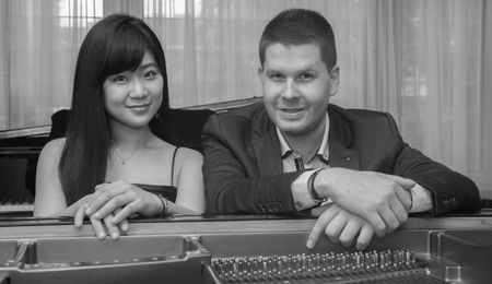 AlisAdam PianoDuo - Alisa Yajima és Baráz Ádám hangversenye a Kékkői Várában