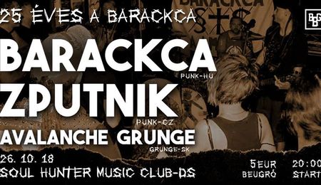 “25 éves a Barackca” - Jubileumi koncert Dunaszerdahelyen