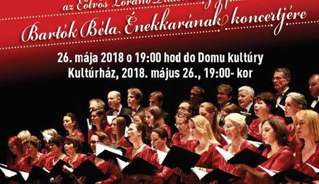 Eötvös Lóránd Tudományegyetem Bartók Béla Énekkarának koncertje Érsekújvárban
