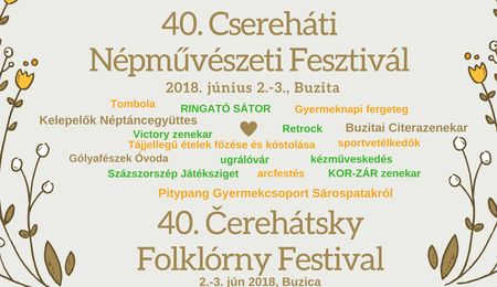 40. Cserháti Népművészeti Fesztivál Buzitán - második nap