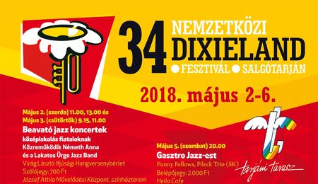 34. Nemzetközi Dixieland Fesztivál Salgótarjánban – részletes program
