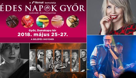 Esti Egyenleg koncert - Édes Napok Győrben 2018-ban is