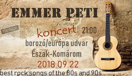 Best Rock Songs of the 80s and 90s - Emmer Péter koncert Komáromban