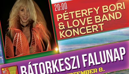 Péterfy Bori & Love Band koncert - Bátorkeszi Falunap 2018-ban is