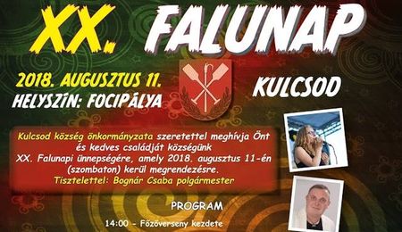 XX. Kulcsodi Falunap - részletes program