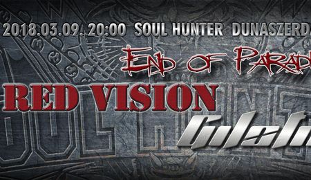 Red Vision, End of Paradise és Gilotin koncert Dunaszerdahelyen