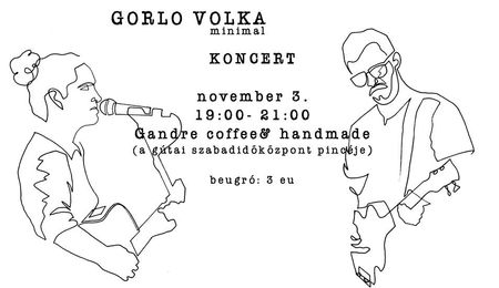 A Gorlo Volka minimal koncertje Gútán
