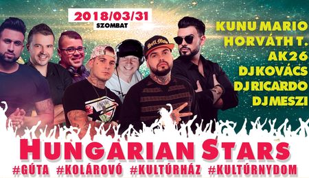 Hungarian Stars party Gútán