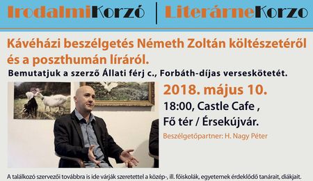 IrodalmiKorzó - Kávéházi beszélgetés Németh Zoltánnal Érsekújvárban