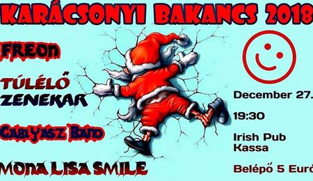 Karácsonyi Bakancs buli 2018-ban is Kassán