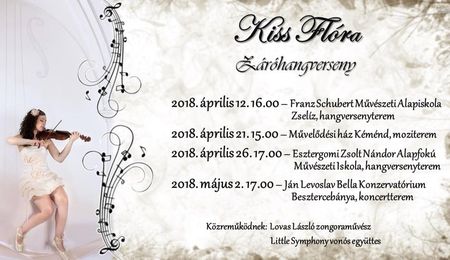Kiss Flóra zárohangversenye a Little Symphonyval Kéménden