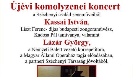 Kassai István és Lázár György újévi komolyzenei koncertje Léván