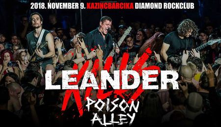 Leander Kills és Poison Alley koncert Kazincbarcikán