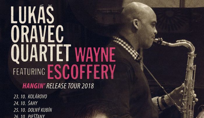 A Lukas Oravec Quartet feat. Wayne Escoffery koncertje Ipolyságon