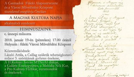 A Magyar Kultúra Napja Füleken