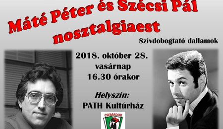 Máté Péter és Szécsi Pál nosztalgiaest - az LP Vokál előadása Pathon