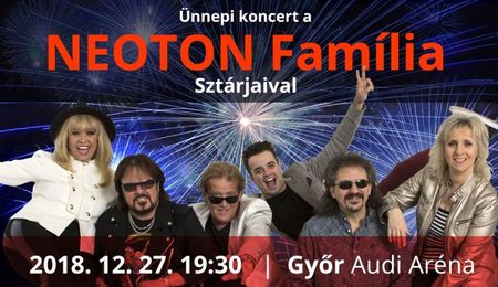 A Neoton Família Sztárjainak koncertje Győrben