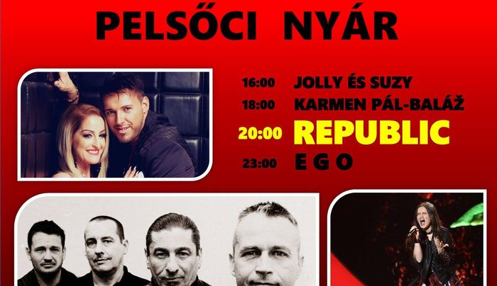 Republic és Pál-Baláž Karmen koncert - Pelsőci Nyár