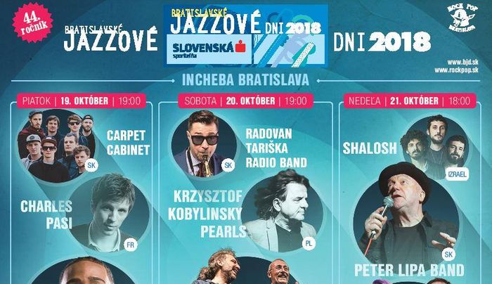 Pozsonyi Jazznapok 2018-ban is - vasárnapi program