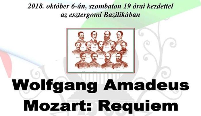 Requiem - hangverseny az Aradi vértanúk tiszteletére Esztergomban