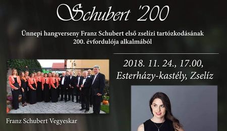 Schubert 200 - Ünnepi hangverseny Zselízen