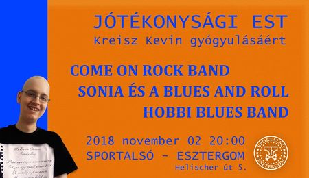 Jótékonysági est blues bandákkal Esztergomban