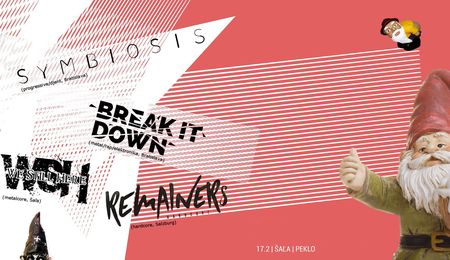Break it Down, Symbiosis, We Still Here és Remainers koncert Vágsellyén