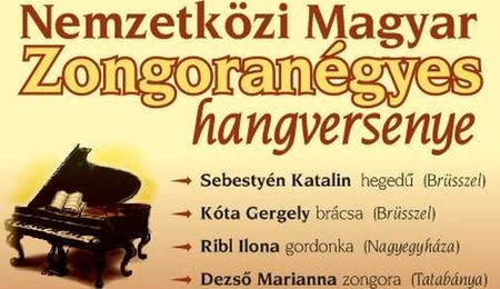A Nemzetközi Magyar Zongoranégyes hangversenye Dél-Komáromban